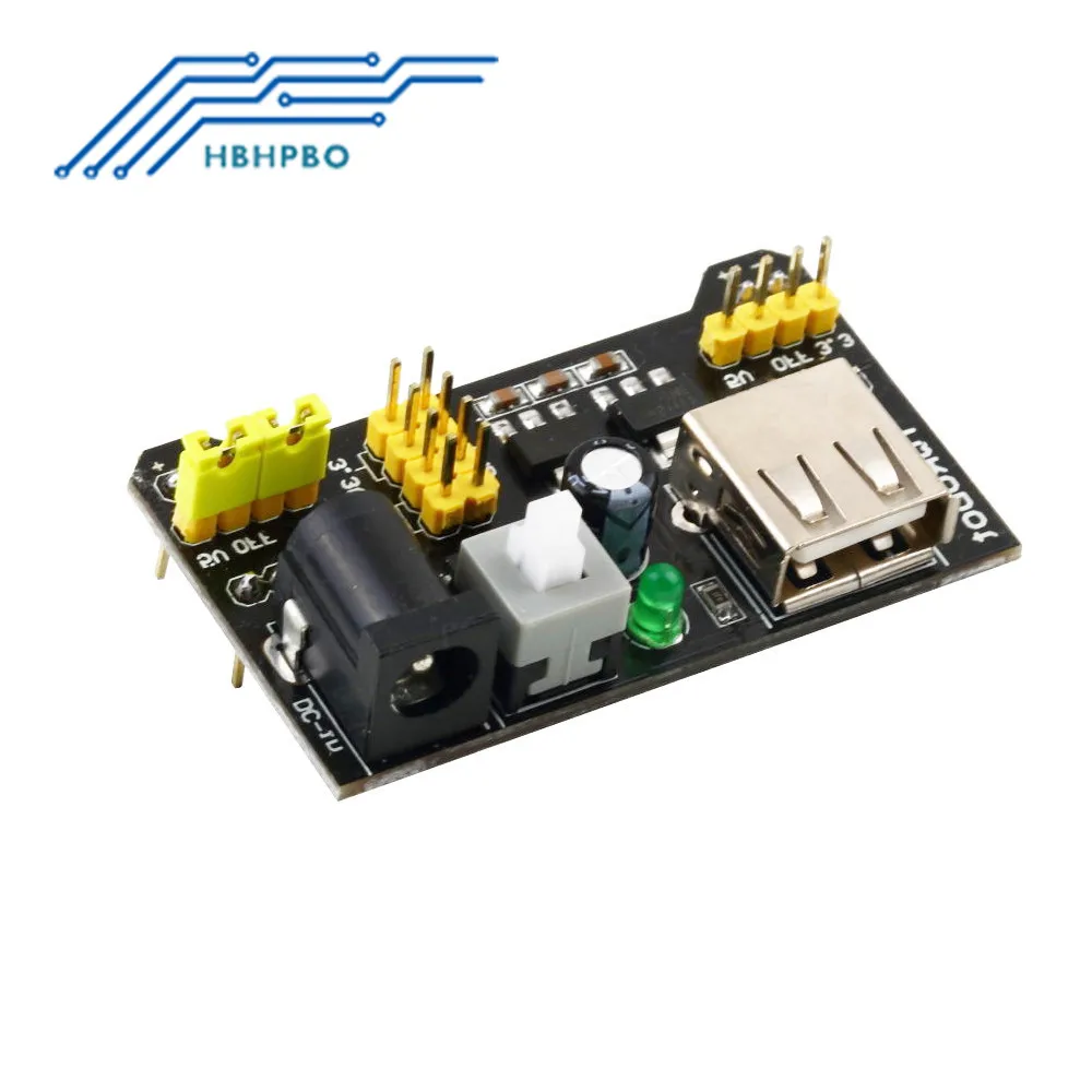 10PCS MB102 3.3V/5V Breadboard Power Supply Module For Arduino Breadboard Solderless DIYmodule