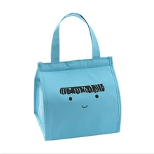 Cartoon Lunch Bag For Kids Portable Insulated Canvas School Food Storage Bags Lunch Box Tote Cooler Bag Insulation Storage Tote pearland oilers p lunch tote personalized