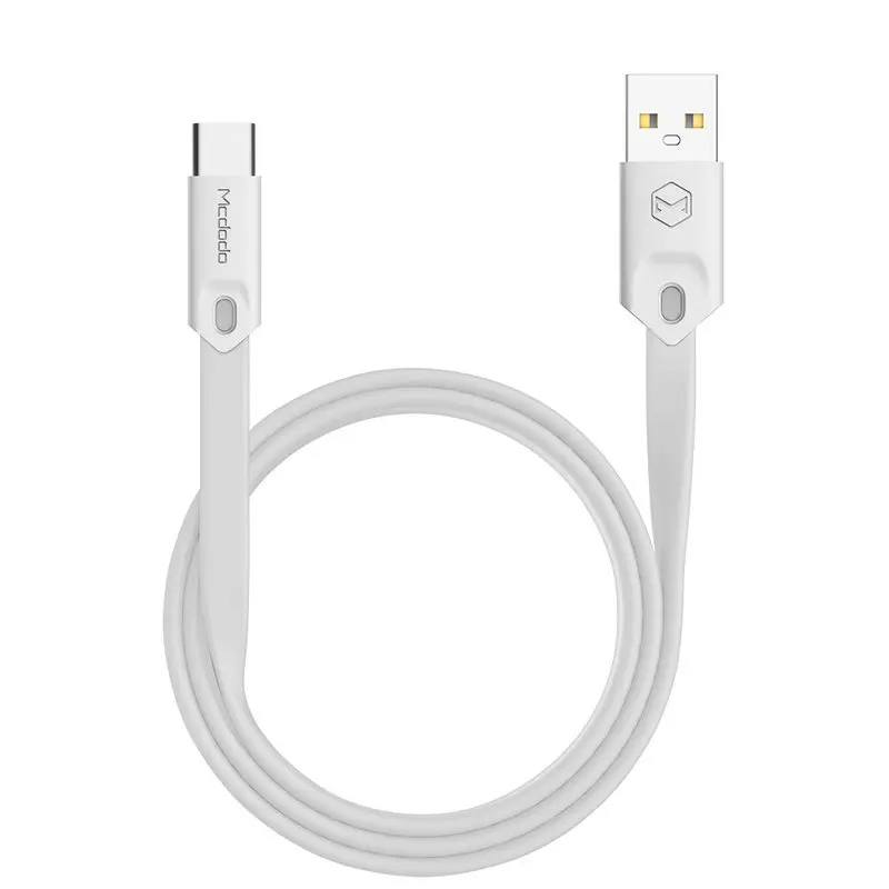 Mcdodo usb type-c кабель для Xiaomi Mi6 USB C кабель передачи данных для быстрой зарядки для samsung Galaxy S8 Oneplus 5t type-c кабели зарядного устройства - Цвет: white