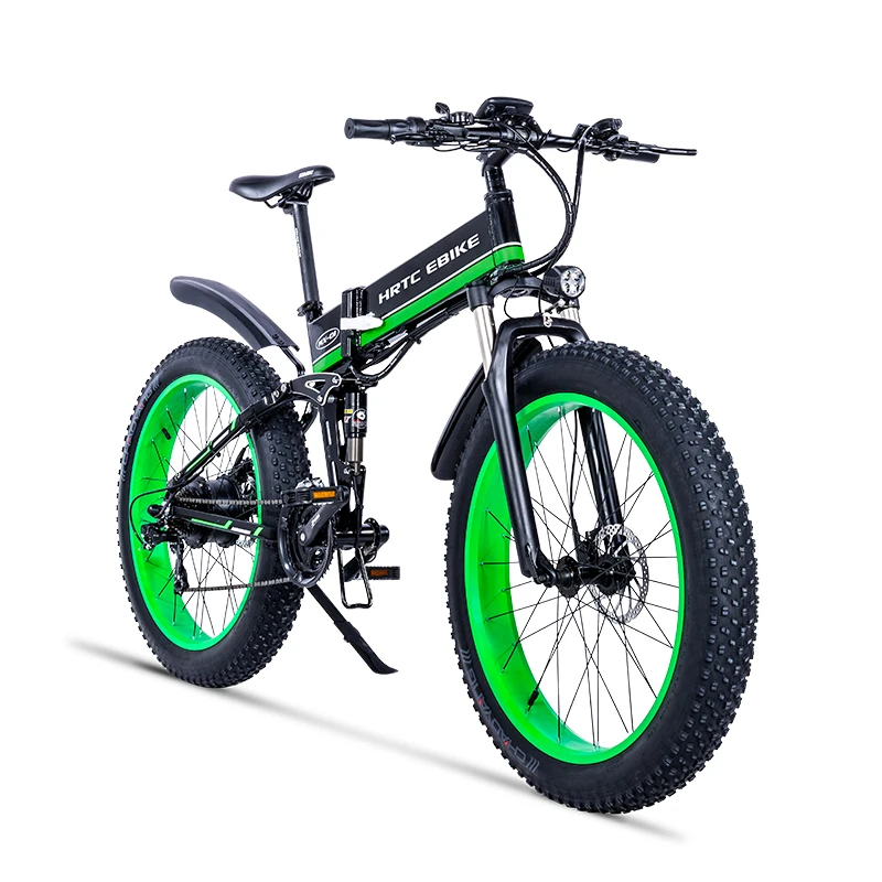 26 дюймов fat ebike мягкий хвост Электрический горный велосипед 48V750W высокоскоростной мотор складной электрический велосипед пляж снег Электрический велосипед