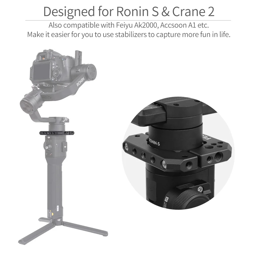 Запасное кольцо для крепления стержня FEELWORLD или зажимное Feiyu AK2000 Zhiyun Crane2 Ronin S Accsoon