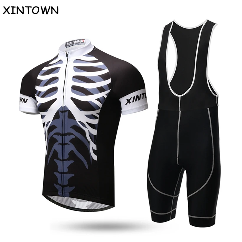 skeleton bike jersey