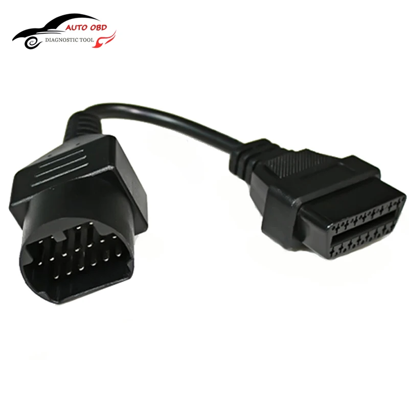 

OBD 2 Cable for Mazda 17 Pin OBD2 OBD II Cable to 16 Pin Connector Adapter Male Cord Diagnostic Tools Adapter Extension Cable