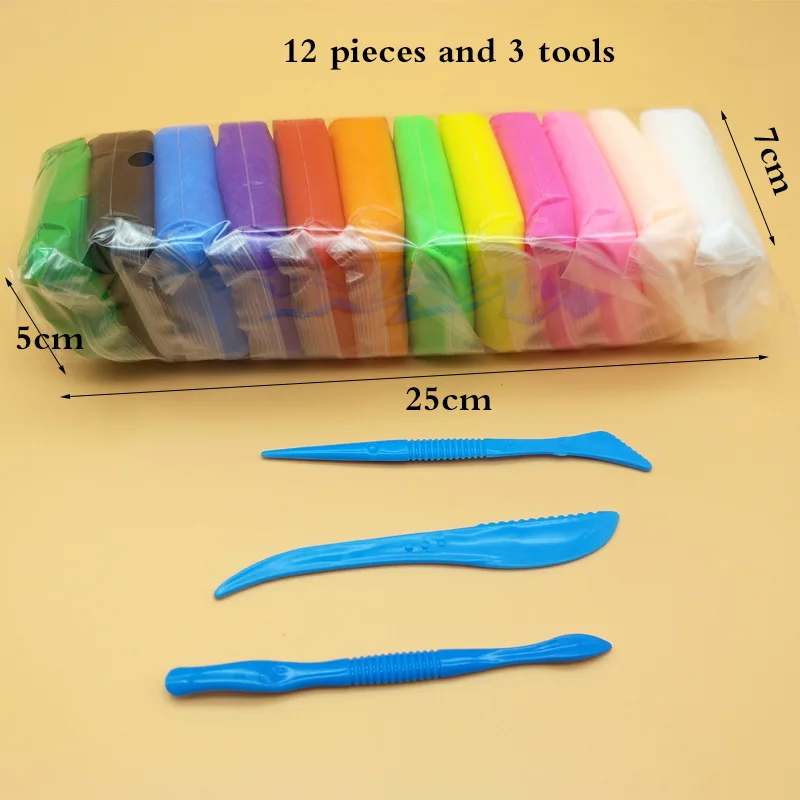 Slime глина Полимерная светильник ПЛАСТИЛИНОВАЯ сохнущая на воздухе Playdough DIY мягкий