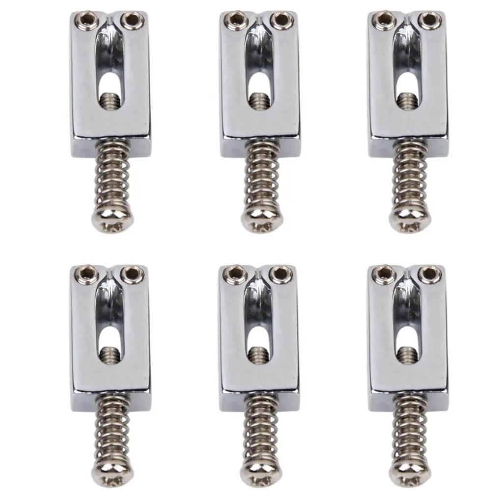 

5 PCS of (6 Stk. E-Gitarren Saitenreiter Guitar Parts)