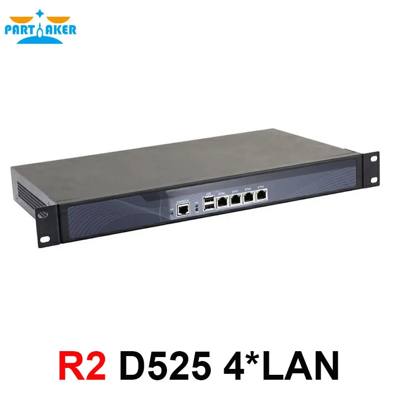 

1U Firewall Appliance D525 Dual Core 4 Threads 1.8Ghz with PCI-E 1000M 4*82583v pfsense firewall pfsense openvpn