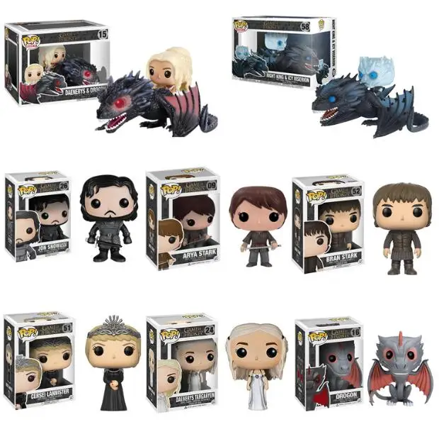 

Funko POP Song Of Ice And Fire Game Of Thrones Collectible Model Toys Boy PVC Action Figure Kids Toys