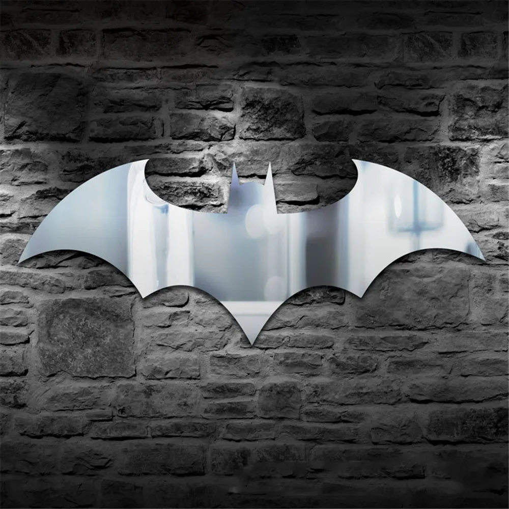 Бэтмен зеркало настольная лампа умный пульт дистанционного светодио дный управления Цвет светодиодный бытовой настенный светильник