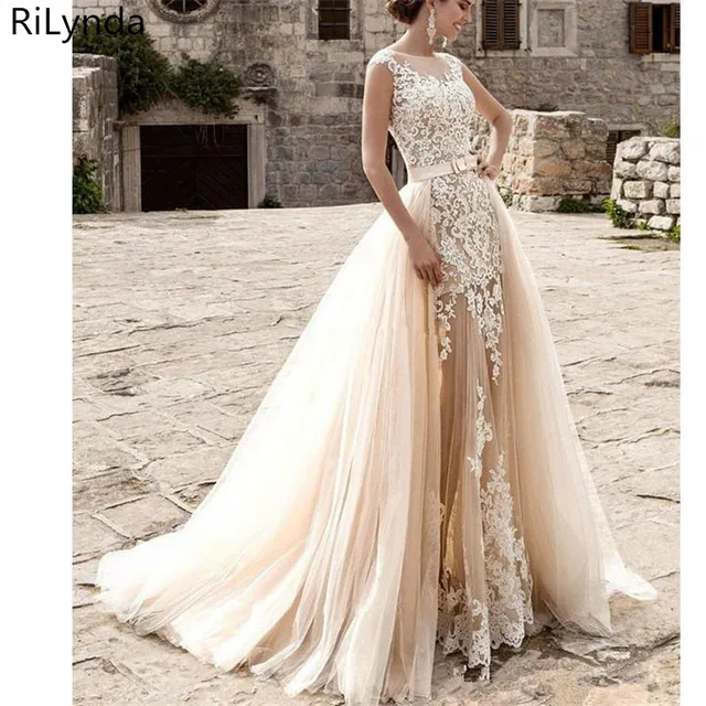 Ball Gown Wedding Dresses Turkey 2019 Appliques Lace Custom Made Bridal