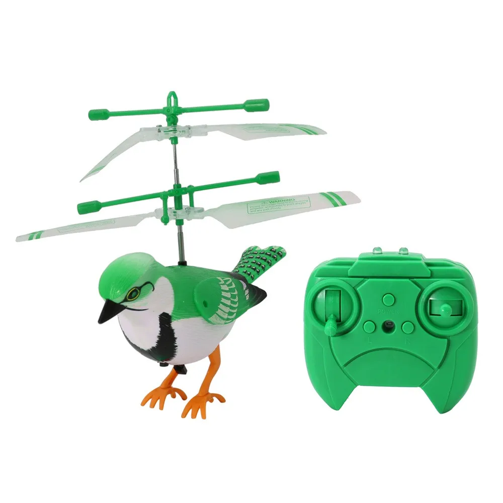 

Creative Child Toy Flying RC Toy Remote Control Bionic Bird USB Charging Cartoon Cute Red Green Drop Shipping