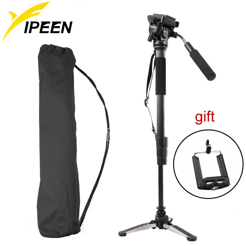 Yunteng 288 Tripod + Unipod Holder Professional Tripod Monopod