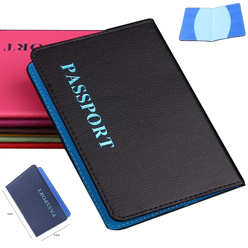 IVYSHION PU Leather Women Passport Holder Couple Models Women's Travel