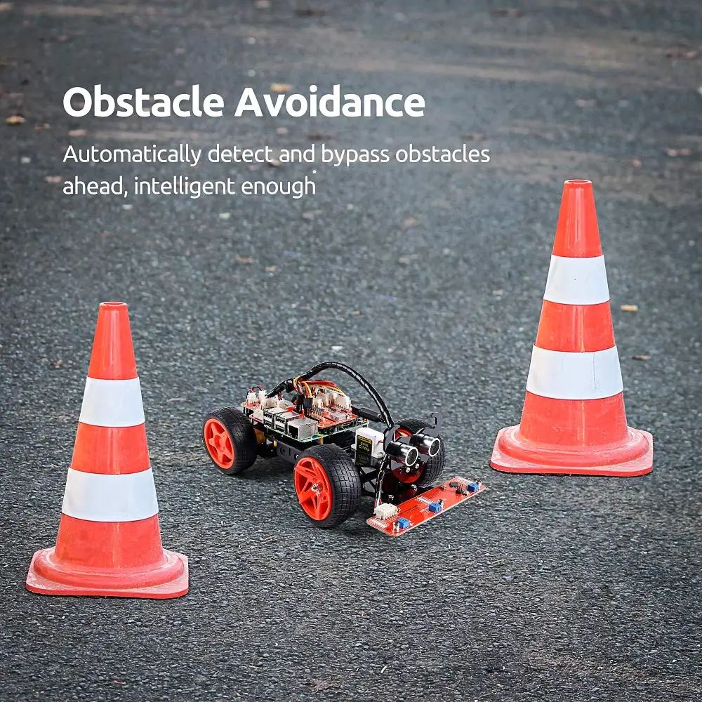 SunFounder Raspberry Pi Smart Robot Car Kit - PiCar-S Block Based Graphical Visual Programming Language Electronic Toy SunFounder Raspberry Pi Smart Robot Car Kit - PiCar-S Block Based Graphical Visual Programming Language Electronic Toy