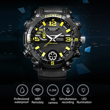 

Men Women Smart WiFi Watch with Mini 720P HD Camera Photography Sport Watch DJA99