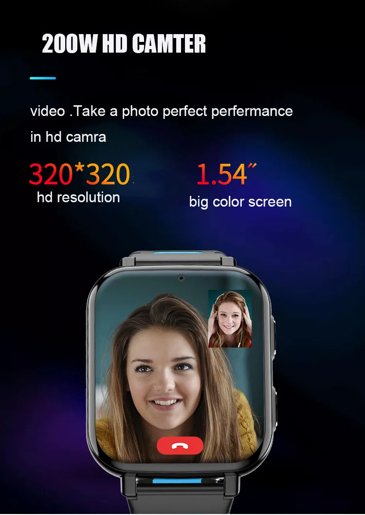 Высокое качество, whatsapp, twitter, видео звонок, многоязычные Смарт-часы с камерой, для детей, 4G, gps, Смарт-часы, SIM карта, Детские 4g lte часы, детские