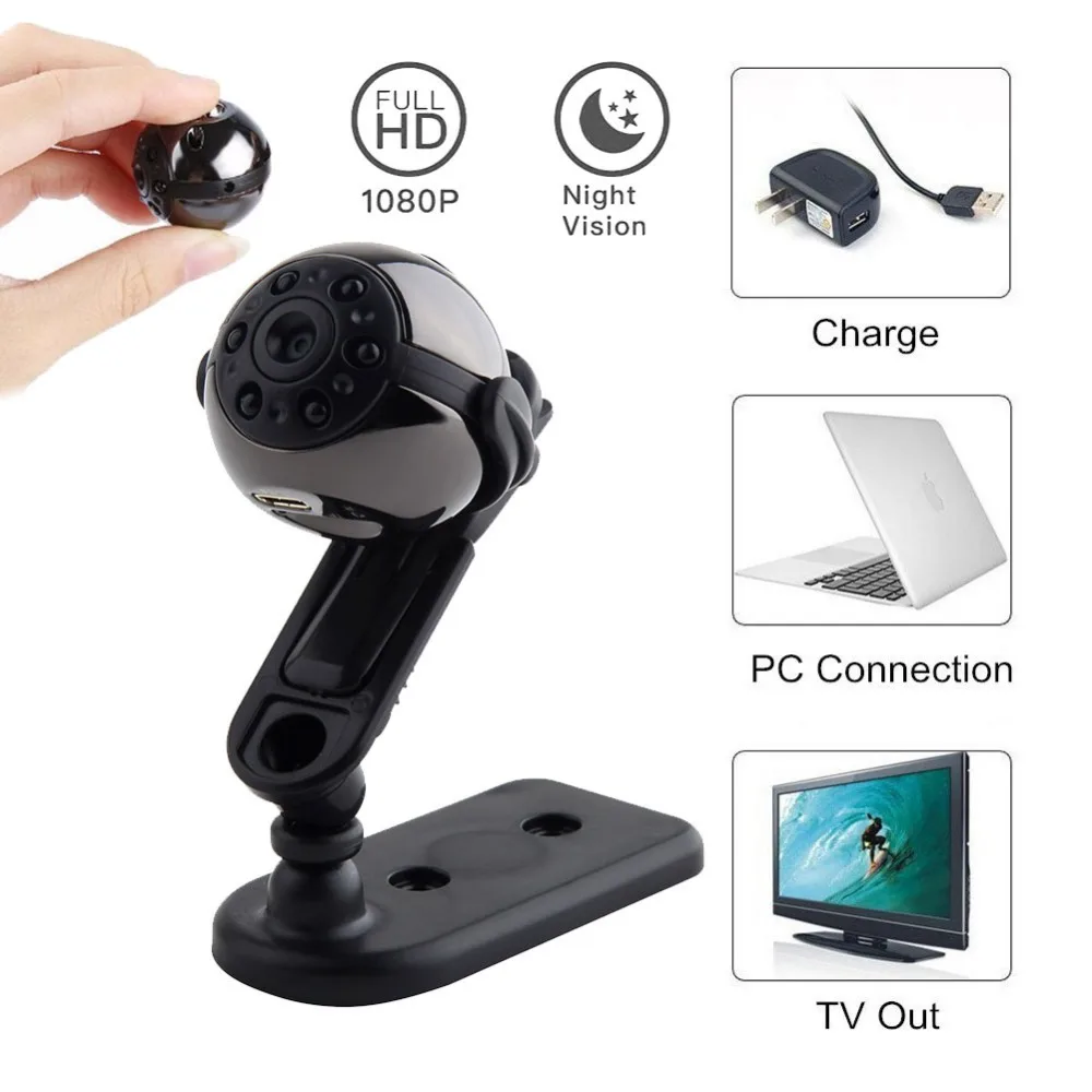 

SQ9 HD 1080P Espia Mini Camera With Night Vision Motion Detection Sport Body Camcorder Small Digital Video Wireless Micro Cam
