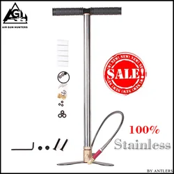 AGH 30Mpa 4500psi Air PCP Pump Air Rifle Paintball hand pump 3 Stage High pressure with filter Mini Compressor pump AGH 30Mpa 4500psi Air PCP Pump Air Rifle Paintball hand pump 3 Stage High pressure with filter Mini Compressor pump