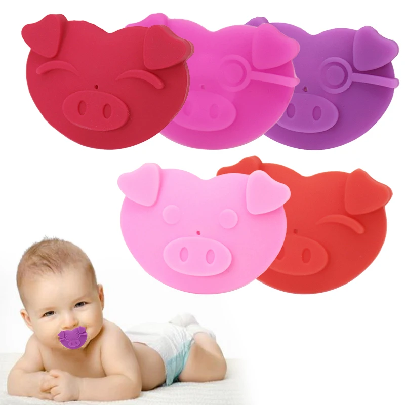 

Baby Pacifier Cute Pig Nose Pacifiers Funny Silicone Baby Nipples Teether Soothers Pacifier Baby Dental Care Funny Toys For Baby