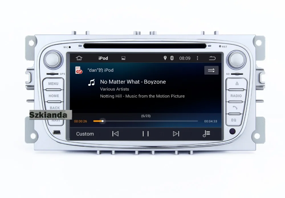 Perfect 7inch Android 8.0 2Din Car DVD Player For FORD Focus DVD MaAX Mondeo Radio 2Din With 4G Wifi GPS Navi Radio free Map+DVR 10