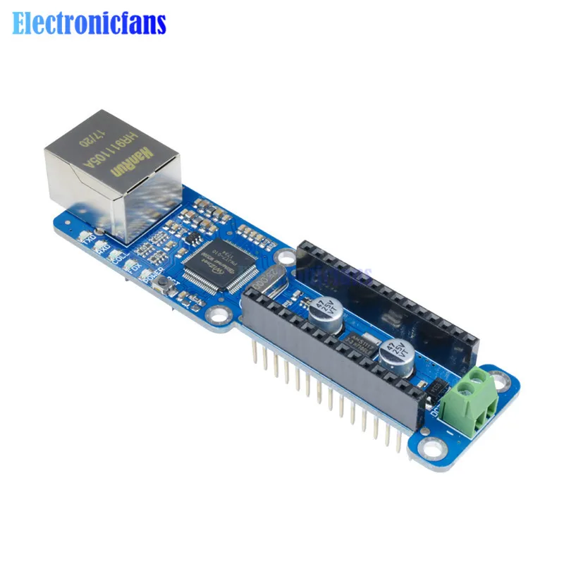 Стандартный Ethernet нано-щит W5100 Ethernet LAN сетевой модуль Micro-SD Поддержка порты TCP, UDP для Arduino V3.0 R3 UNO Mega 2560 One