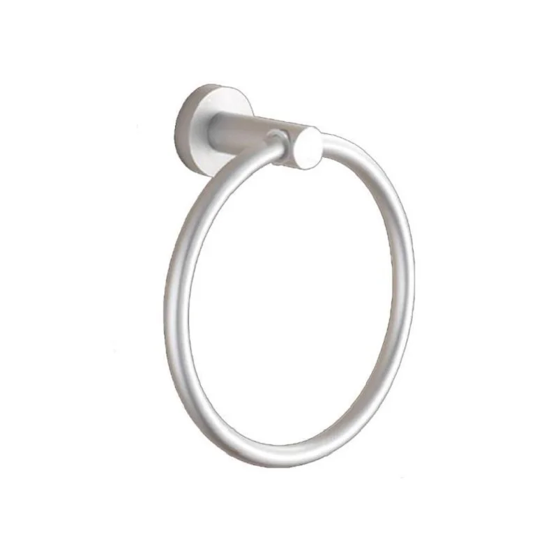 

punching free Towel Ring aluminum Ring ToiletTowel Ring Bathroom Perforation Installationmodern Simple And Durable Home Decorati