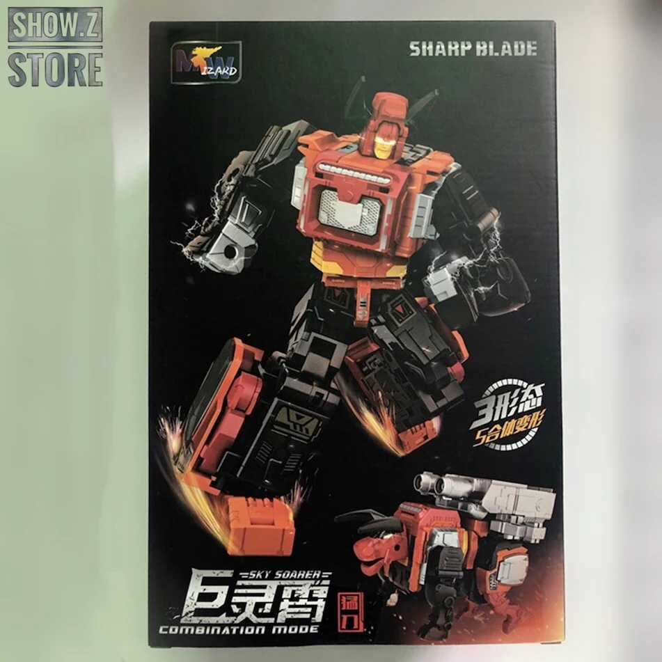 

[Show.Z Store]WeiJiang WJ Sky Soarer Sharp Blade Tantrum Torox Combination Mode Feral Rex Predaking Transformation Action Figure
