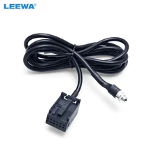 LEEWA Car Radio CD Player Auxiliary Aux Audio Cable For Ford Focus 2 MK2 Ford Mondeo Aadpter Wire #CA1406