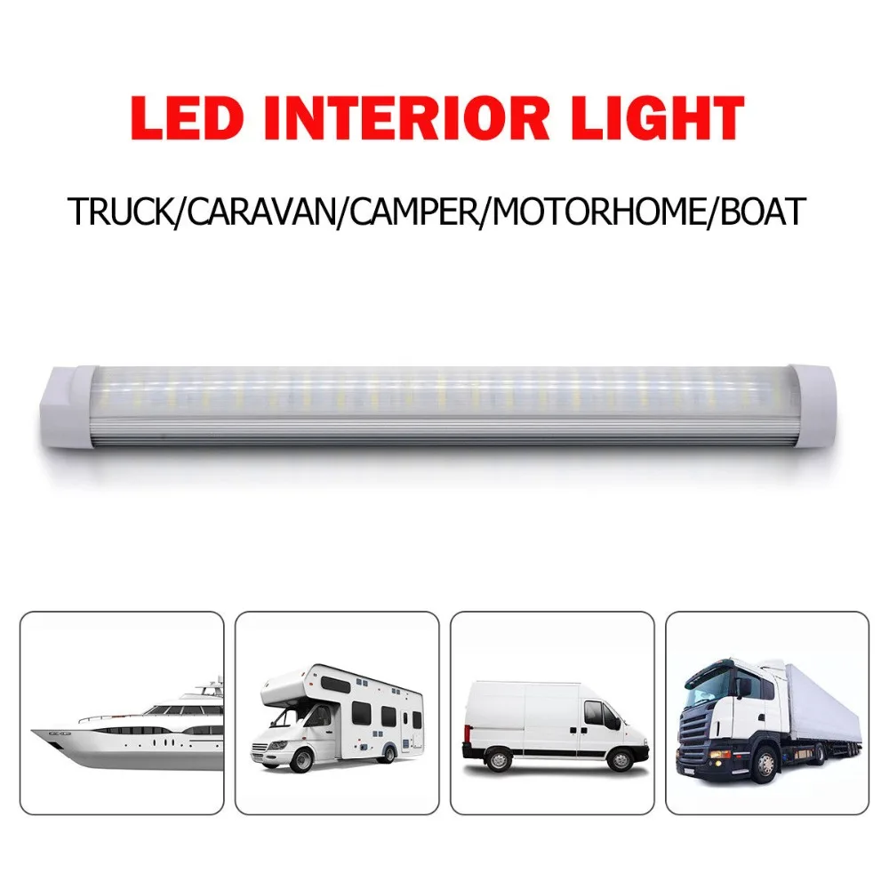 

DC12/24V Waterproof LED Strip Lights White For Truck Van Camper Motorhome Boat