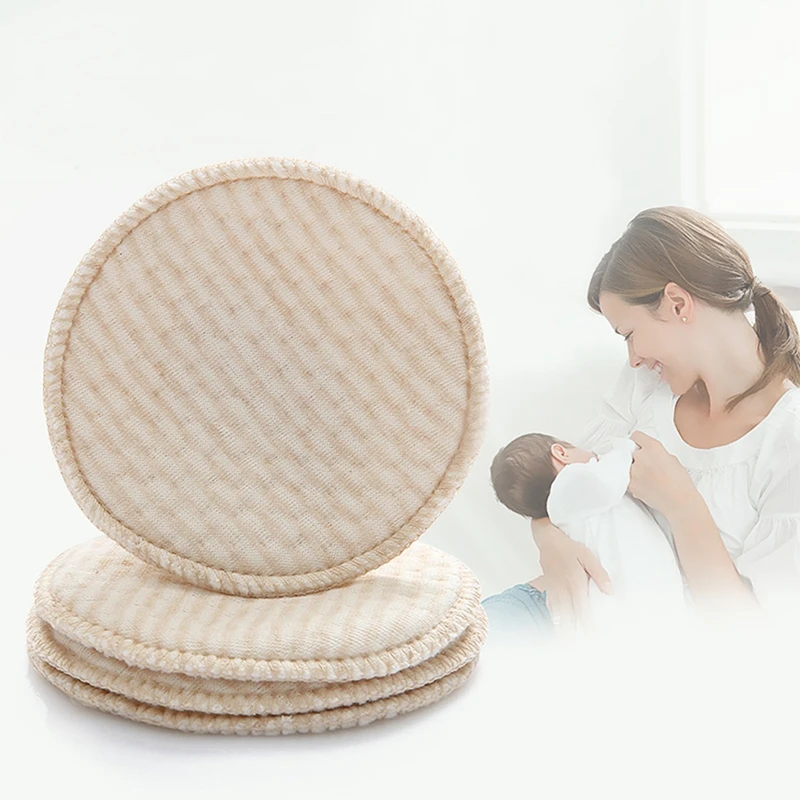 

4pcs/Set Breast Pad Mommy Nursing Pad Washable Breast Pads Spill Prevention Breast Feeding Breast milk pad