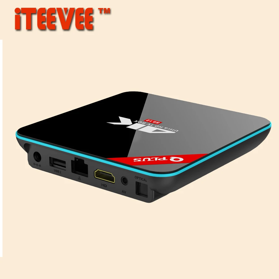 

50PCS Q Plus Amlogic 912 Android Tv Box 7.1 2G/16G 1000M LAN 2.4G/5G Wifi Blueth 4.0 KD 16.1 smart media player PK Q BOX X9