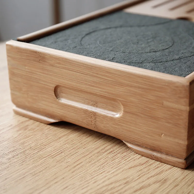 TANGPIN wujin stone and bamboo tea trays tea table chinese kung fu tea accessories