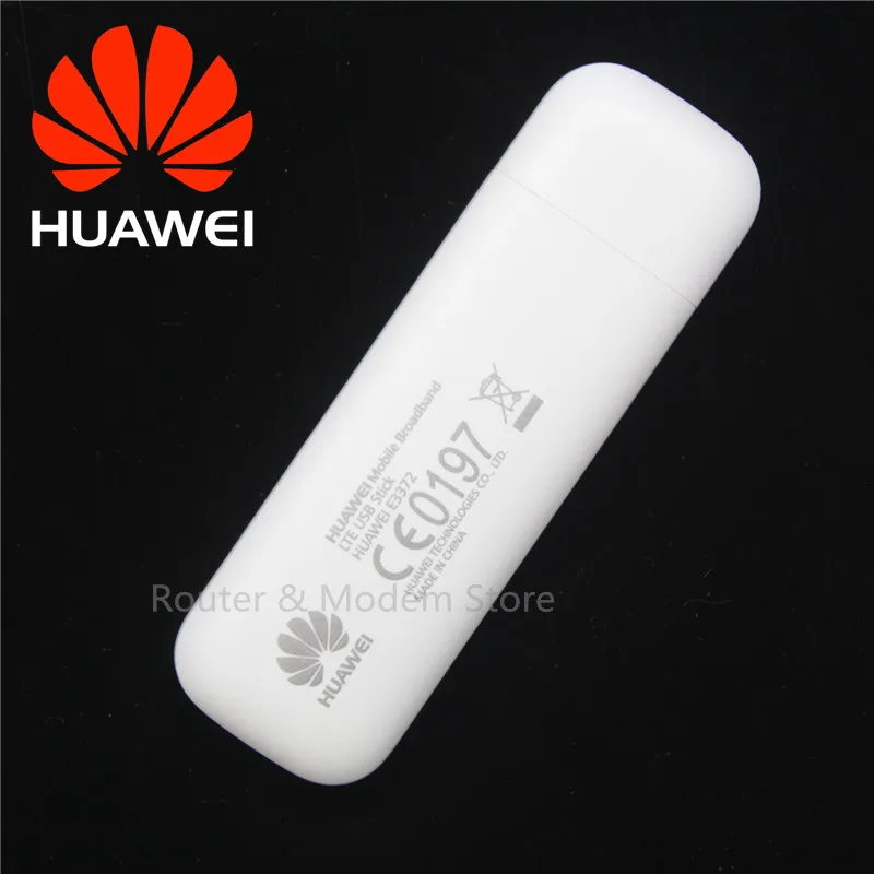 Разблокирована оригинальный новый HUAWEI E3372 E3372h-607 150 Мбит/с 4G LTE модем ключ USB Stick Datacard с 2 CRC9 антенны