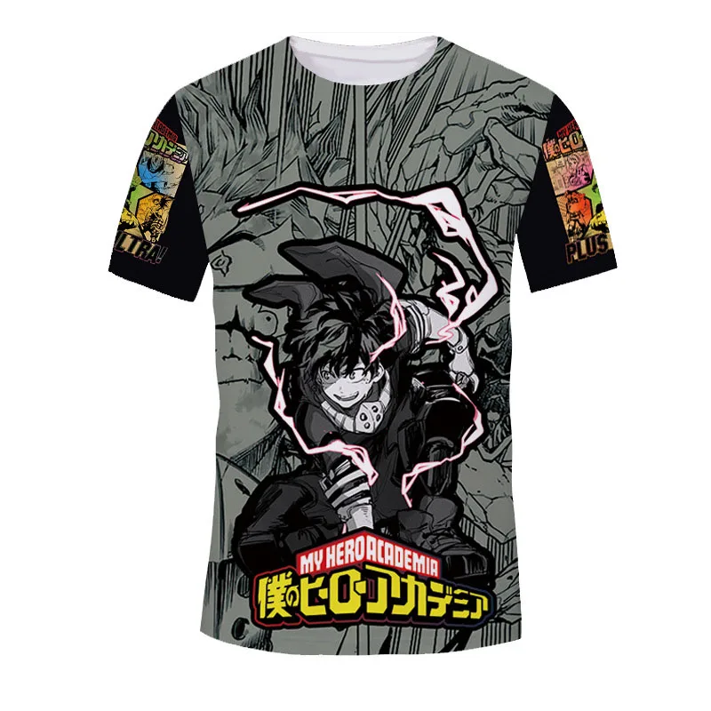 Cosroad Boku No My Hero Academia Cosplay T Shirt Costumes Men and Women Summer T-shirts Midoriya Izuku Tops1 (21)