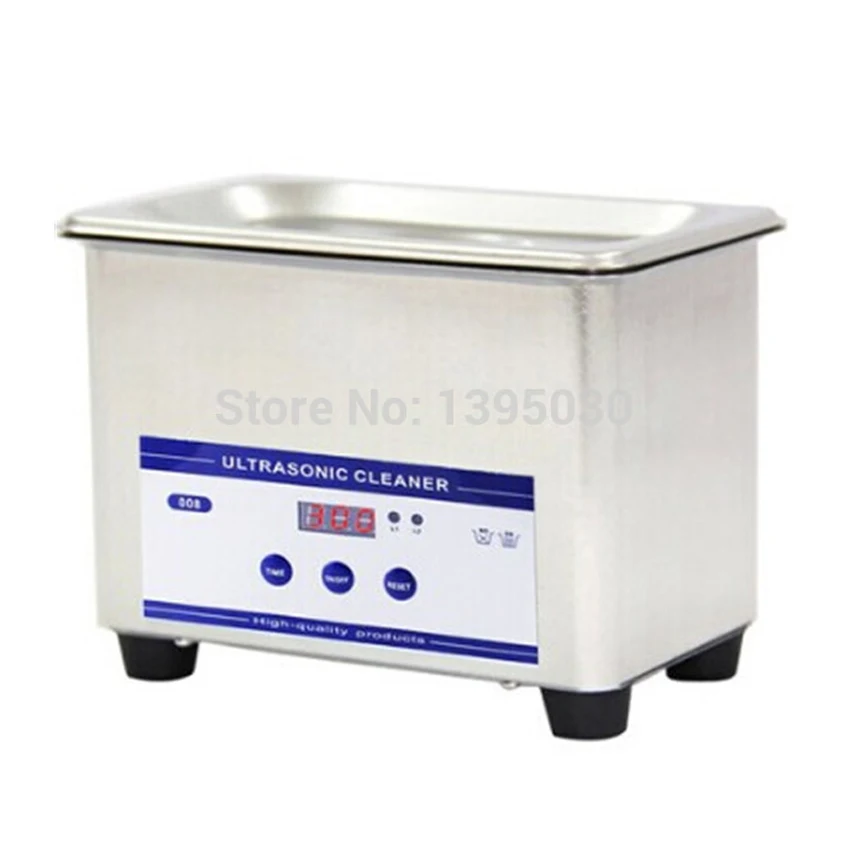 

1pc 110V/220V 0.8L digital small ultrasonic cleaner bath JP-008 Stainless Steel Ultrasonic Cleaner