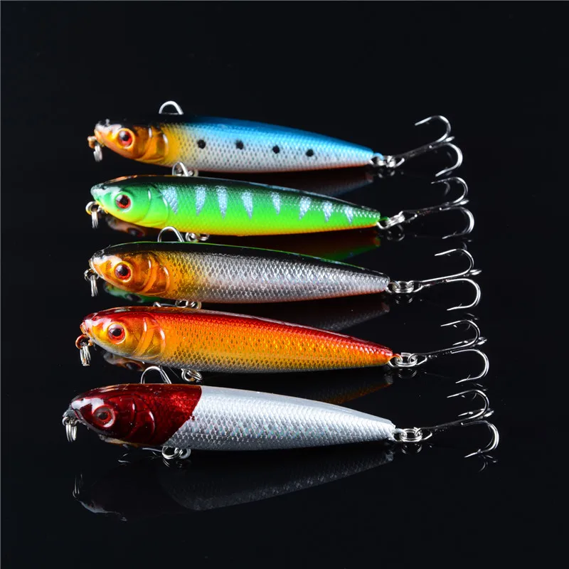 Iscas de Pesca Conjunto Misto Lote 47 Modelos Artificial Fazer Plástico Baixo Crankbait Ganchos Wobblers Cores Pesqueiro Pesca. 8 Pçs - 11 Cheap Iscas artificiais