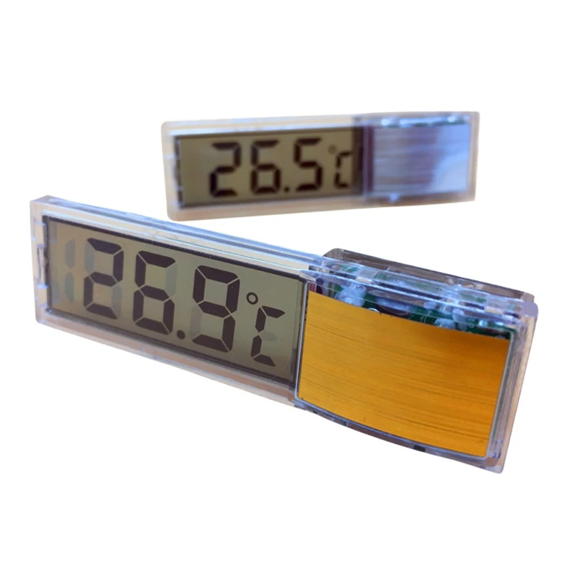 Пластиковый металлический 3D цифровой электронный аквариумный термометр для аквариума измеритель температуры золота и серебра