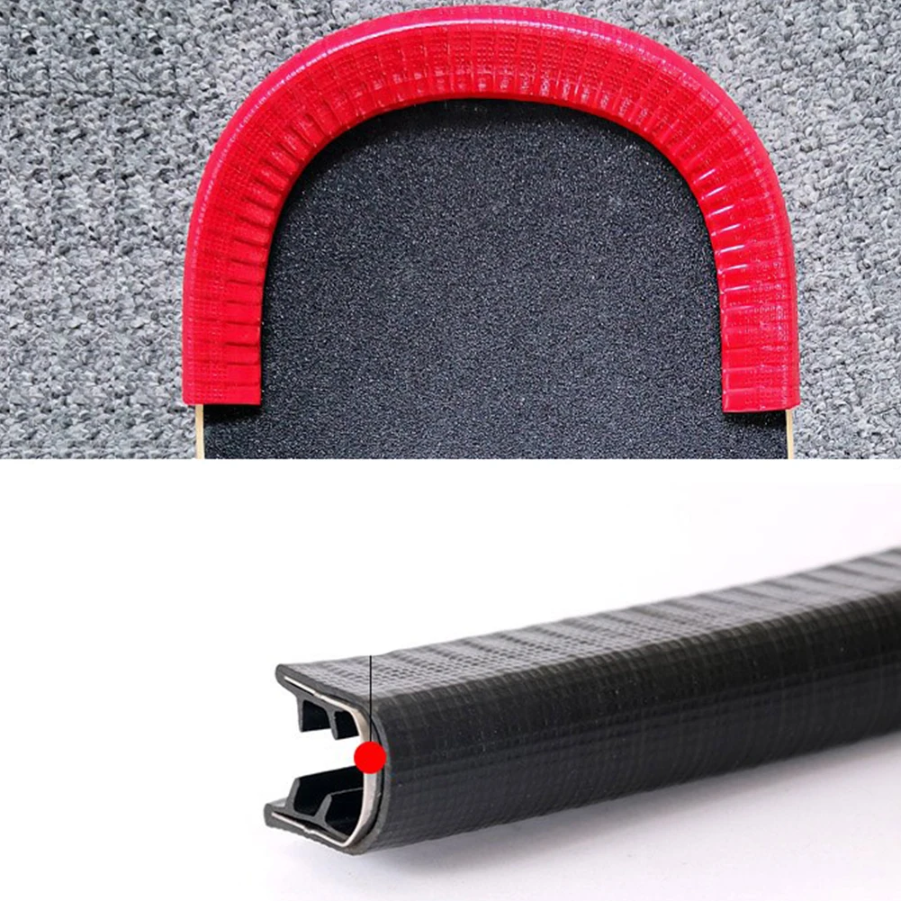 2Pcs/pack U Shape Skateboard Bumper Protect Tools Outdoor Scratchproof Anti Collision Strip Crash Elastic Rubber Deck Guard