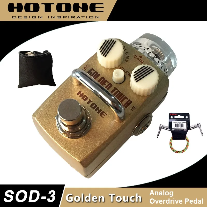 

Hotone Skyline Series GOLDEN TOUCH Overdrive Pedal for Guitar with Free Pedal Case and More