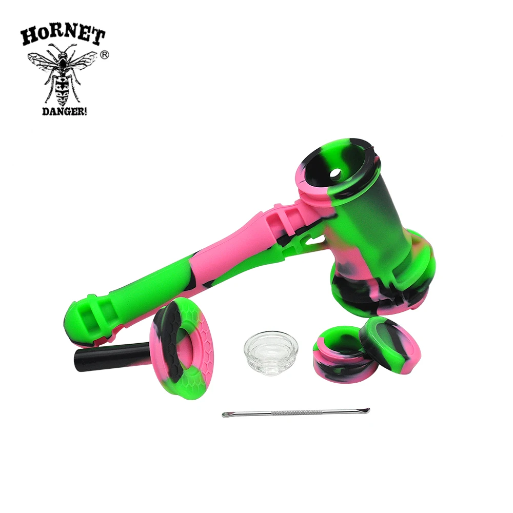 Silicone Tobacco Pipe with 100 Food grade silicone smoking Pipe Edible