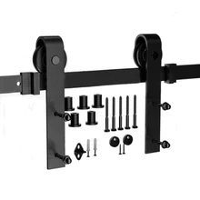 Equipamento para porta de deslizamento russo, equipamento para trilho de porta com trilho kit de