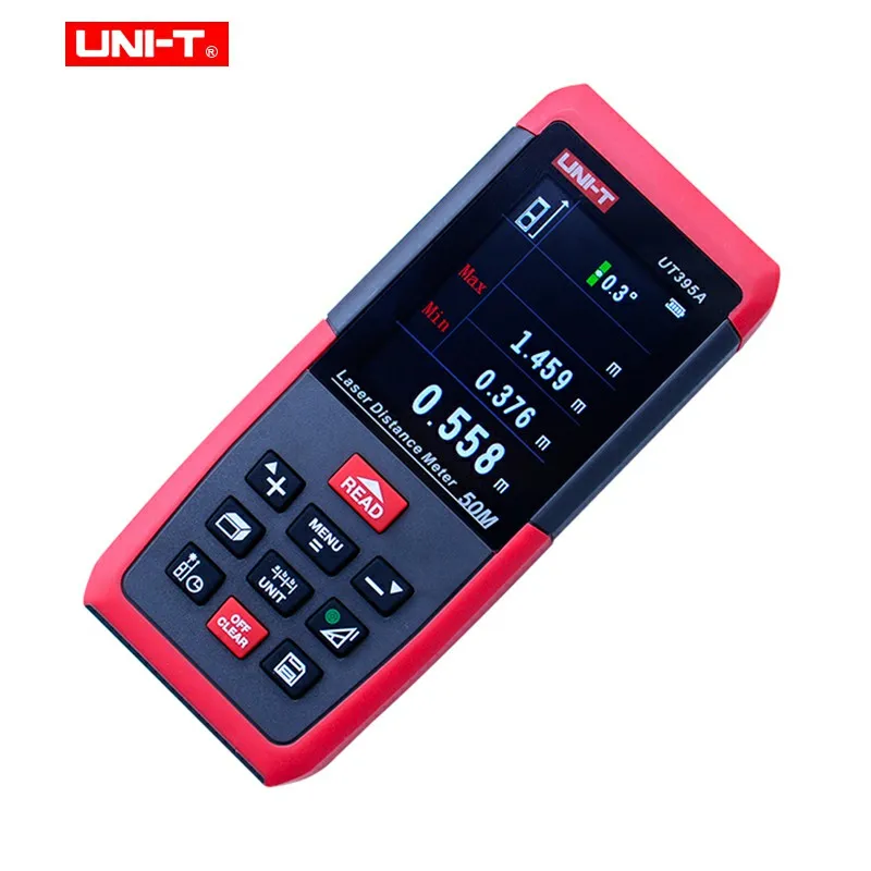 

UNI-T UT395A Professional Laser Distance Meters 50M Laser Range finder Digital range finder Measure Area/volume Tool