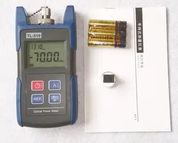 

FTTH Mini Fiber Optical Power Meter TL510 TL510C Fiber Optical Cable Tester Optical Tester -50dBm~+26dBm FC SC ST Connector