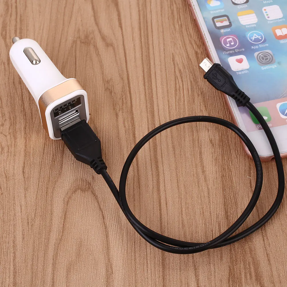 Автомобильный прикуриватель power Dual USB адаптер питания с экраном дисплея