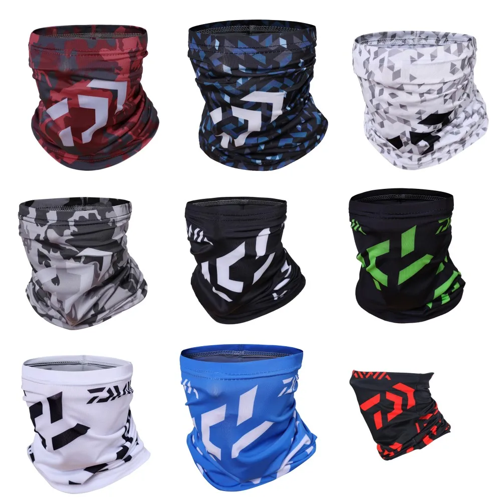 

LTODAIWA Summer Fishing Sport Anti-UV protection face neck Sun Breathable Outdoor Riding Fishing Windproof Ice Silk Face Mask