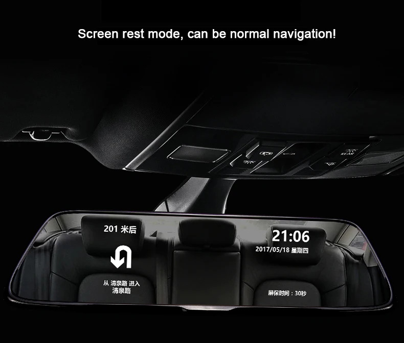 8-дюймовый 1080 P android-автомобильный GPS DVR вождения рекордер одна часть машины HD ночного видения автомобиля беспроводной велосиметрия