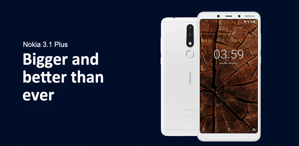 NOKIA 3.1 PLUS 4G Smartphone