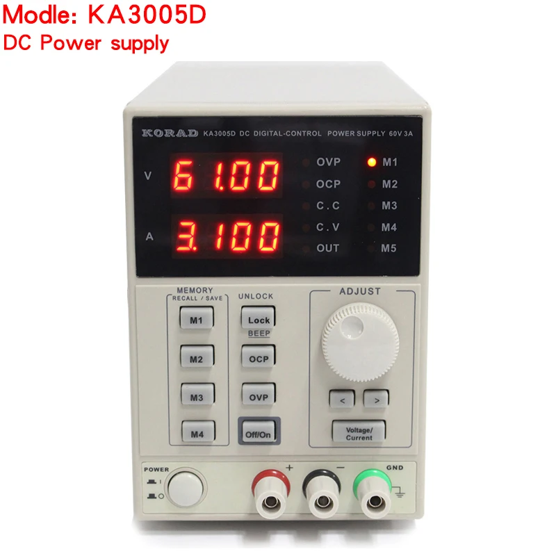 

KORAD KA3005D high precision Adjustable Lab Digital DC Power Supply 4Ps mA 30V/5A for scientific research service Laboratory HH