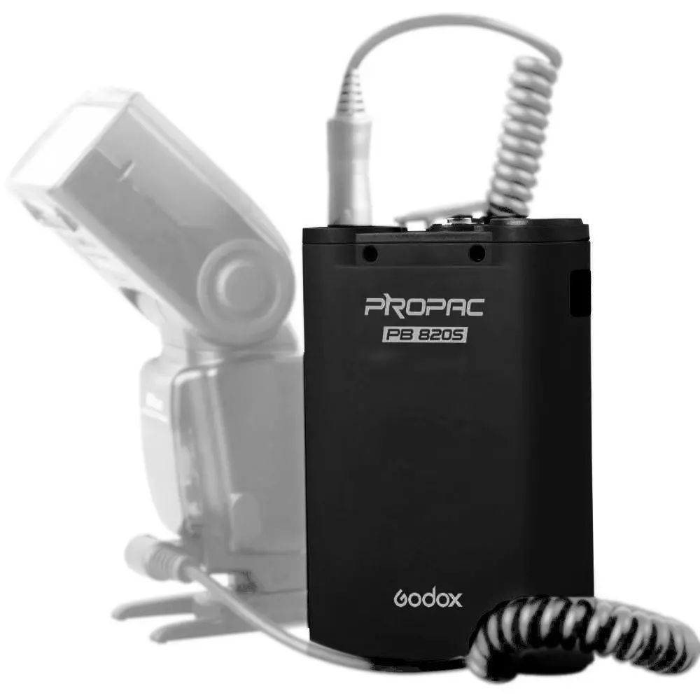 Godox pb820s внешний Портативный flash Батарея Pack Резервное копирование Источники питания с Speedlight Соединительный кабель для Canon Speedlite