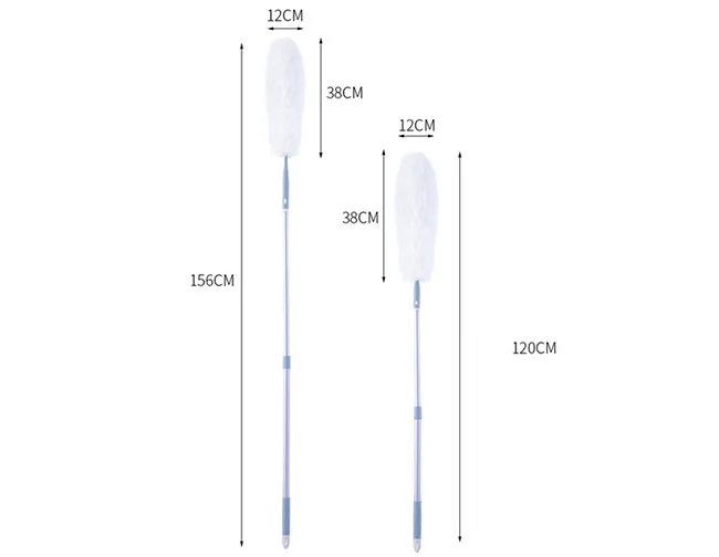 Новая мягкая микрофибра очиститель выдвижной изгиб Электростатическая щетка от пыли ручка натуральный перо staubwedel инструменты для очистки