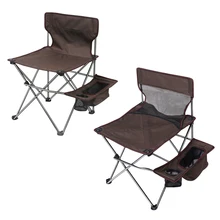 Открытый походный Складной Стул Пляжный альпинистский стул для Отдыха Портативный Табурет для кемпинга с держателем коробки ткани чашки